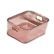 thumbnail image 4 of Organizador de joyería de almacenamiento de maquillaje acrílico versátiles Versátiles de manejo incorporado Contenedor de almacenamiento para accesori Rosa, 4 of 5