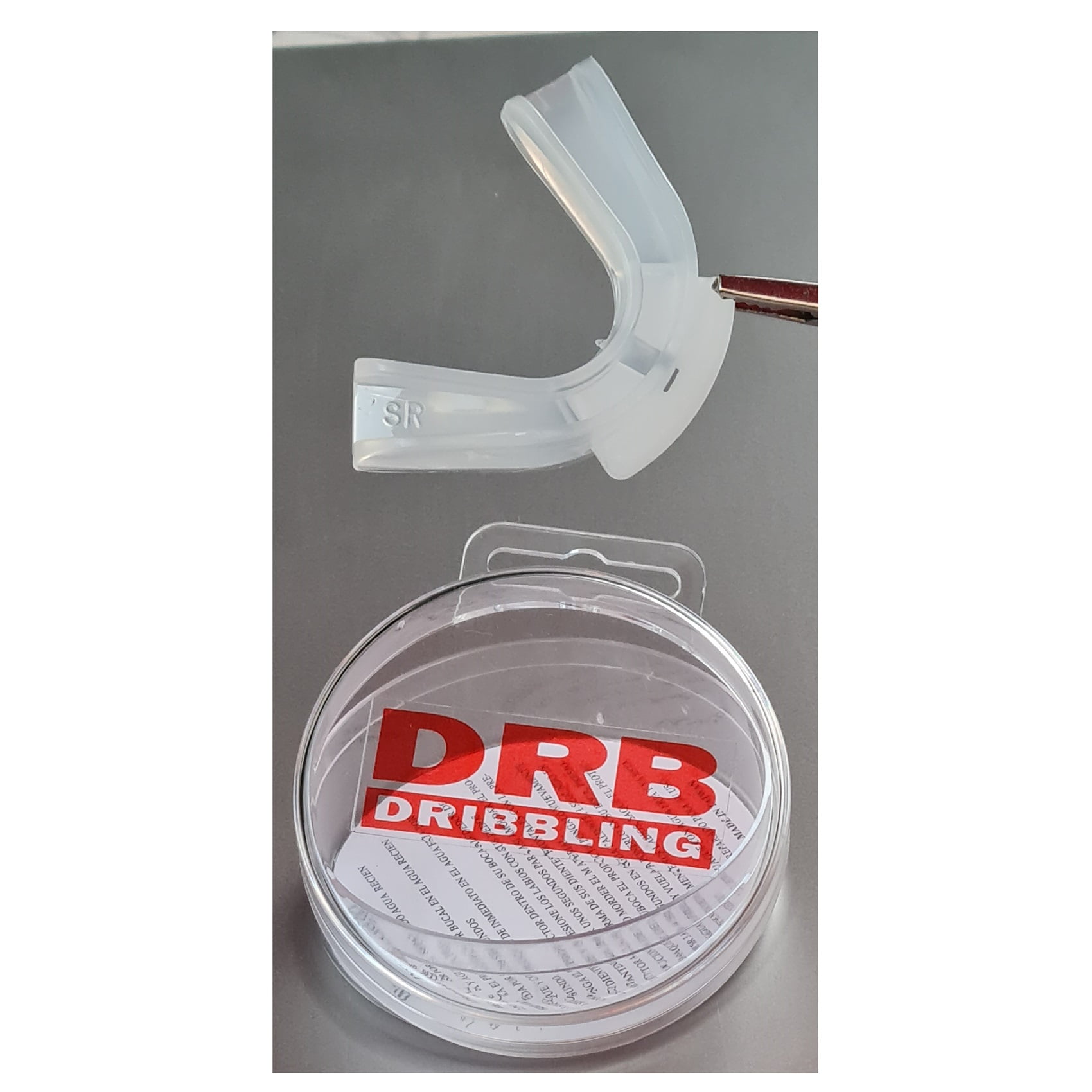 Dribbling - Protector Bucal Doble Para Adulto Silicona Transparente