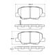 thumbnail image 2 of Pastillas Freno para auto Mitsubishi ASX 2010-2023 Trasero, 2 of 4