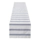 thumbnail image 1 of Tapete de mesa DII Zig Dobby, blanco, algodón, 14 x 72 cm, azul francés, 1 of 7