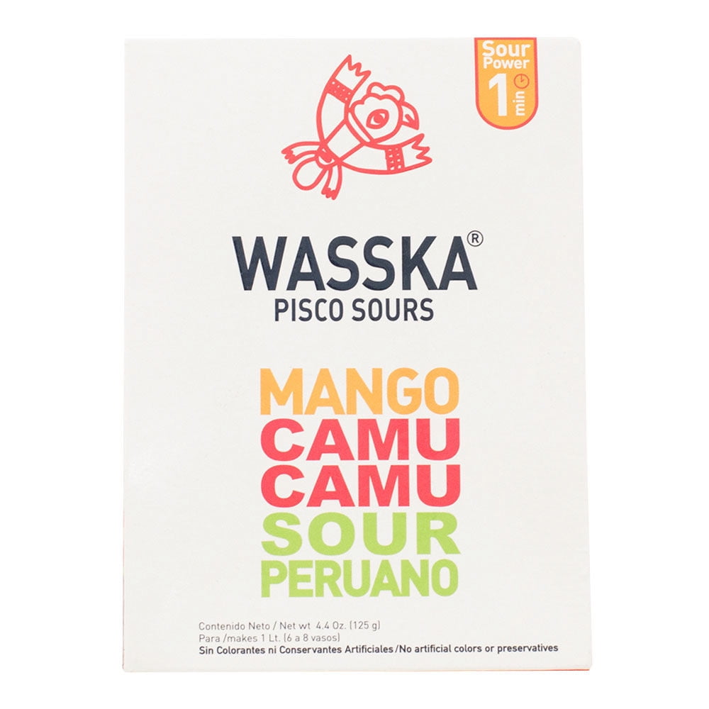 Mix Para Cóctel De Pisco Mango Sour 0° Sobre 125 g Wasska