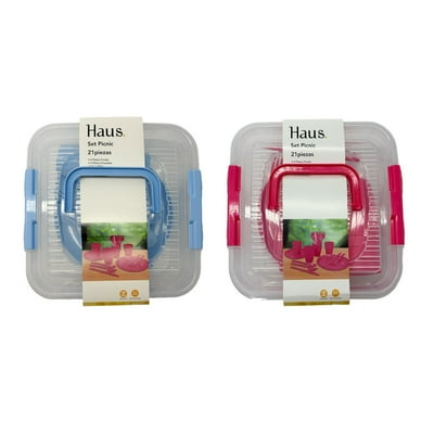 Set De Picnic 21 Piezas 4L Polipropileno Multicolor  Haus