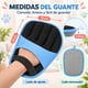 thumbnail image 2 of Guante Quitapelos Electrostático Mascotas Azul 5 Dedos Perro Gato 24x18 cm, 2 of 6