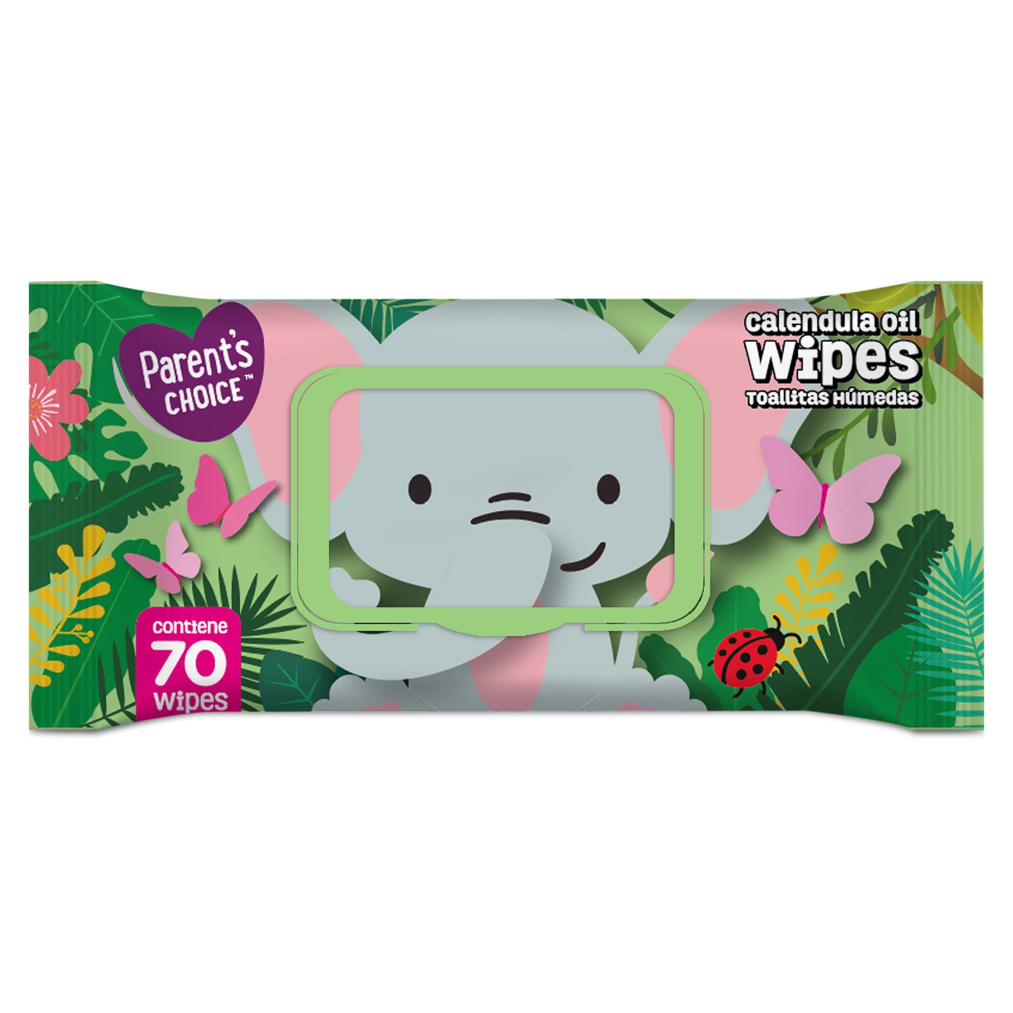Toallitas Húmedas Bebé Con Aceite De Caléndula Aroma Frutilla. 70 Un Parent's Choice