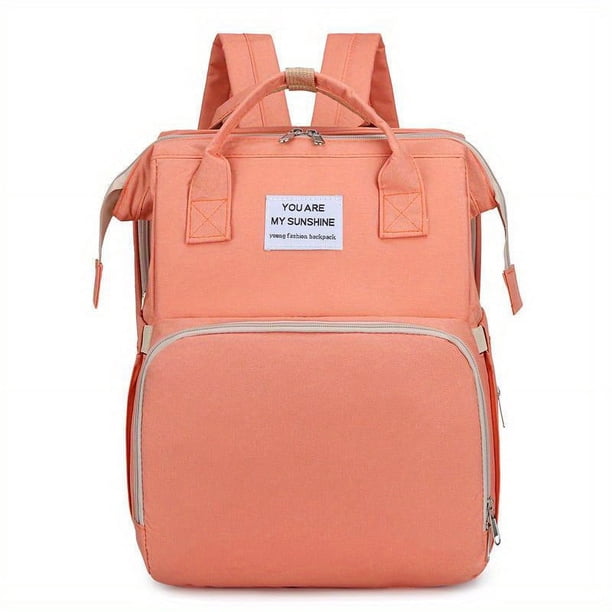 1pc Large Capacity Diaper Bag, Mom Portable Backpack