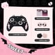 thumbnail image 3 of Funda de Silicona para Controlador Compatible con Xbox Series X/S – Piel Protectora Antideslizante e Impermeable al Sudor con Empuñaduras para Pulgares y Calcomanías, 3 of 7