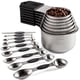 thumbnail image 1 of Turewin Juego de Medición Magnético de 16 Piezas – Tazas y Cucharas de Acero Inoxidable, 1 of 8