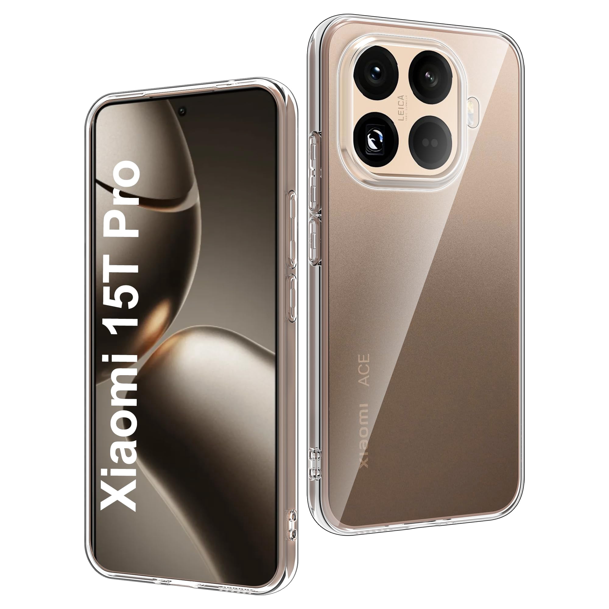 Funda De Teléfono Suttkue Soft Liquid Silicone Para Xiaomi 15t Pro