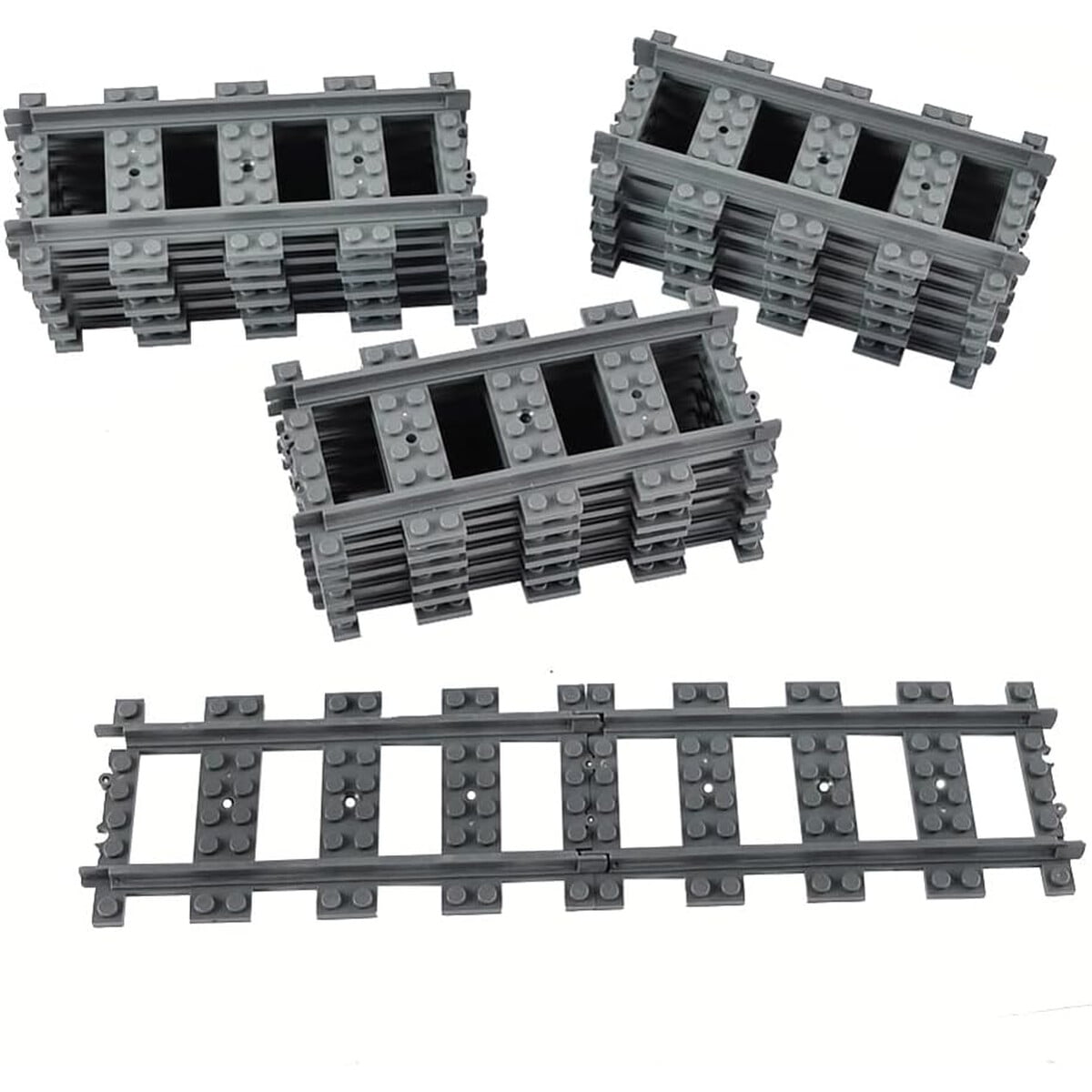 Expansian City - Set Rieles Rectos 18pcs Tren Compatible