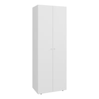 Fmfurniture - Closet 1 Colgador 2 Puertas 170X60X40,2 Cm Blanco