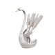 thumbnail image 3 of Soporte Para Cuchara De Café Soporte Decorativo Para Cuchara De Cisne Para Restaurante Mesa De Comedor Plata, 3 of 5