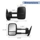 thumbnail image 5 of Espejos de Remolque LED Sanooer para Silverado/Sierra 07-14 HD, 5 of 8