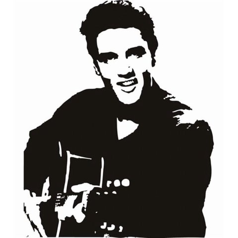 Rienda Libre Graphics - Decomural Elvis Presley Rock N Roll Music Ws-17675