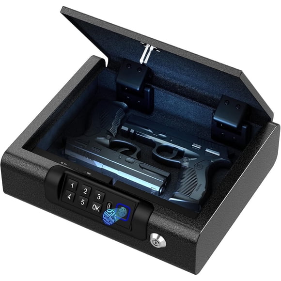 Caja Fuerte Biometrica BILLCONCH 3 Modos 8.6x10cm Pistolas