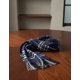 thumbnail image 4 of Bufanda Hombre Cachemira Delgada Cuadros Y Flecos 180x33 Cms azul marino Talla Única, 4 of 5