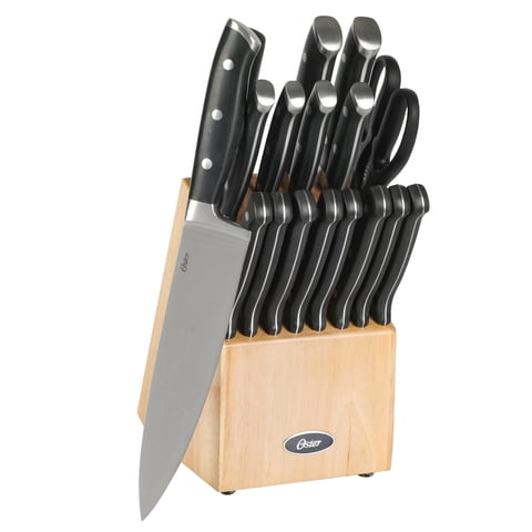 Juego De Cuchillos Oster Ginley 18 Piezas De Acero Inoxidable Con Alto Contenido De Carbono