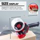 thumbnail image 2 of Pistola dispensadora de cinta BAZIC Products Heavy Duty con 2 rollos, 2 of 7