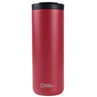 National Geographic - Mug Acero Inoxidable Tapa Flip Antideslizante 500Ml Rojo