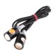 thumbnail image 4 of 1 Par De LED ámbar SMD Motocicleta Matrícula Del Coche Perno Prisionero Tornillo Luz De La Lámpara, 4 of 5