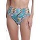 thumbnail image 1 of Bikini calzón alto con pretina estampado verde Talla M, 1 of 3