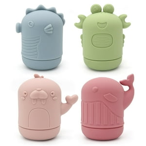 Juguetes De Baño Pandaear De Silicona Para Bebés De 0 A 6 A 12 Meses Para Niños Pequeños
