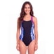 thumbnail image 1 of Traje de baño enterito deportivo con cierre color est morado Talla S, 1 of 3