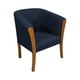 thumbnail image 2 of Sitial Esmeralda Lino Azul, 2 of 3