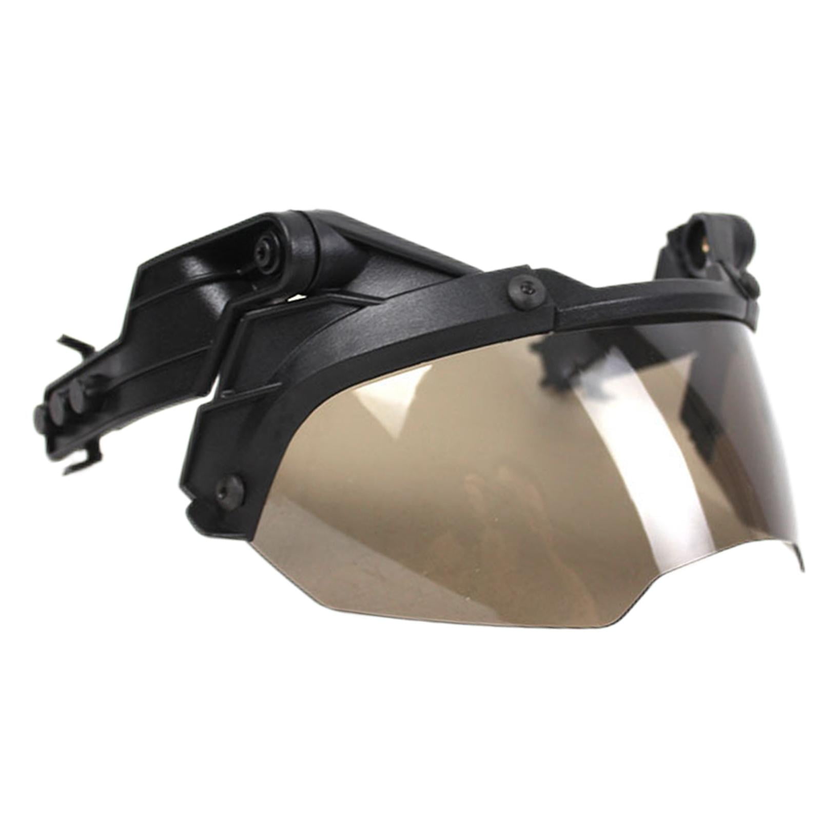 Magideal - Casco Antiniebla, Gafas Op, Accesorios Para Gafas, Protección Rápida Mich, Gafas De Seguridad Antivaho Divididas Ajustables Para Halloween Cs , Negro A