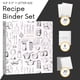 thumbnail image 3 of Carpeta de Recetas Jot & Mark 22 × 28 cm, 3 anillas, a prueba de derrames, 3 of 7
