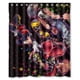 thumbnail image 1 of Cortina de ducha Kingdom Hearts, juego de cortina de baño con ganchos, tamaño 60 x 72 pulgadas, 1 of 3
