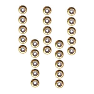 Bothyi - 20 Cuentas De Posicionamiento Pequeñas De 8 Mm Para Manualidades Diy, Accesorios Dorados
