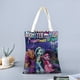 thumbnail image 2 of Monster High Bolso de tela con estampado de lienzo para mujer, bolsa de compras reutilizable y estética, con cremallera interior, regalo para mujer,38*45cm., 2 of 6