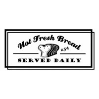 Rienda Libre Graphics - Decomural Fresh Bread Sign Cafe Bakers Ws-16026
