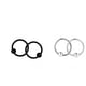 thumbnail image 1 of 2 pares de acero inoxidable 316l cuentas cautivas nariz tragus labio pezón anillos del vientre, 1 of 3