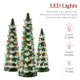 thumbnail image 4 of Árbol de Navidad de cerámica Best Choice Products XL, juego de 3, 4 of 7