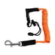 thumbnail image 4 of Canoa Kayak Paddle Leash Correa Con Mosquetón Tabla De Surf Elástica Cuerda De Surf Naranja, 4 of 5