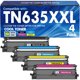 thumbnail image 1 of Juego de cartuchos de tóner Cool Toner TN635XXL compatible con Brother, 1 of 6