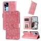 thumbnail image 1 of Funda tipo cartera FOXDOCK para Xiaomi 12T Pro , diseño girasol en relieve, cuero PU, cierre magnético, soporte y tarjetero, 1 of 5