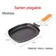 thumbnail image 2 of Sartén plegable para camping, portátil y de buena calidad, 2 of 3