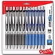 thumbnail image 1 of Bolígrafo Pentel Energel RTX de 0,7 mm, punta mediana, paquete de 12 unidades, color negro y azul, 1 of 7