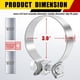 thumbnail image 3 of Abrazadera de escape HUTUDAN 3" de acero inoxidable (paquete de 2), 3 of 7