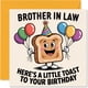thumbnail image 1 of Tarjeta de felicitación Stuff4 para el cumpleaños del cuñado, A Little Toast, 1 of 7