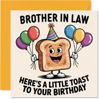 Tarjeta De Felicitación Stuff4 Para El Cumpleaños Del Cuñado, A Little Toast