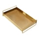 thumbnail image 3 of Bandeja Para Servir, Bandeja Multiusos De Lujo Para Mesa De Centro, Para Comidas, Oficina, Baño, Color Dorado, 3 of 5