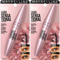 Maybelline New York - Mascara De Pestañas Maybelline Sensational Lavable Negro Intenso 2 X 9.5Ml