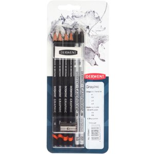 Set 8 Lápices Grafito Técnica Mixta Derwent