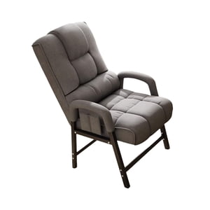 Magideal - Silla Reclinable Para Computadora, Ergonómica, Con Respaldo Alto Y Estructura De Metal, Cómoda, Con Esponja De Alta Densidad, Para Escritorio De Casa Y Juegos. Gris