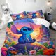 thumbnail image 1 of Stitch Kids Duvet Cover Kids Gifts Bedroom Decorative Duvet Cover Comfortable Polyester Duvet Cover Double Bedding Set Bed Sheets, 1 of 5