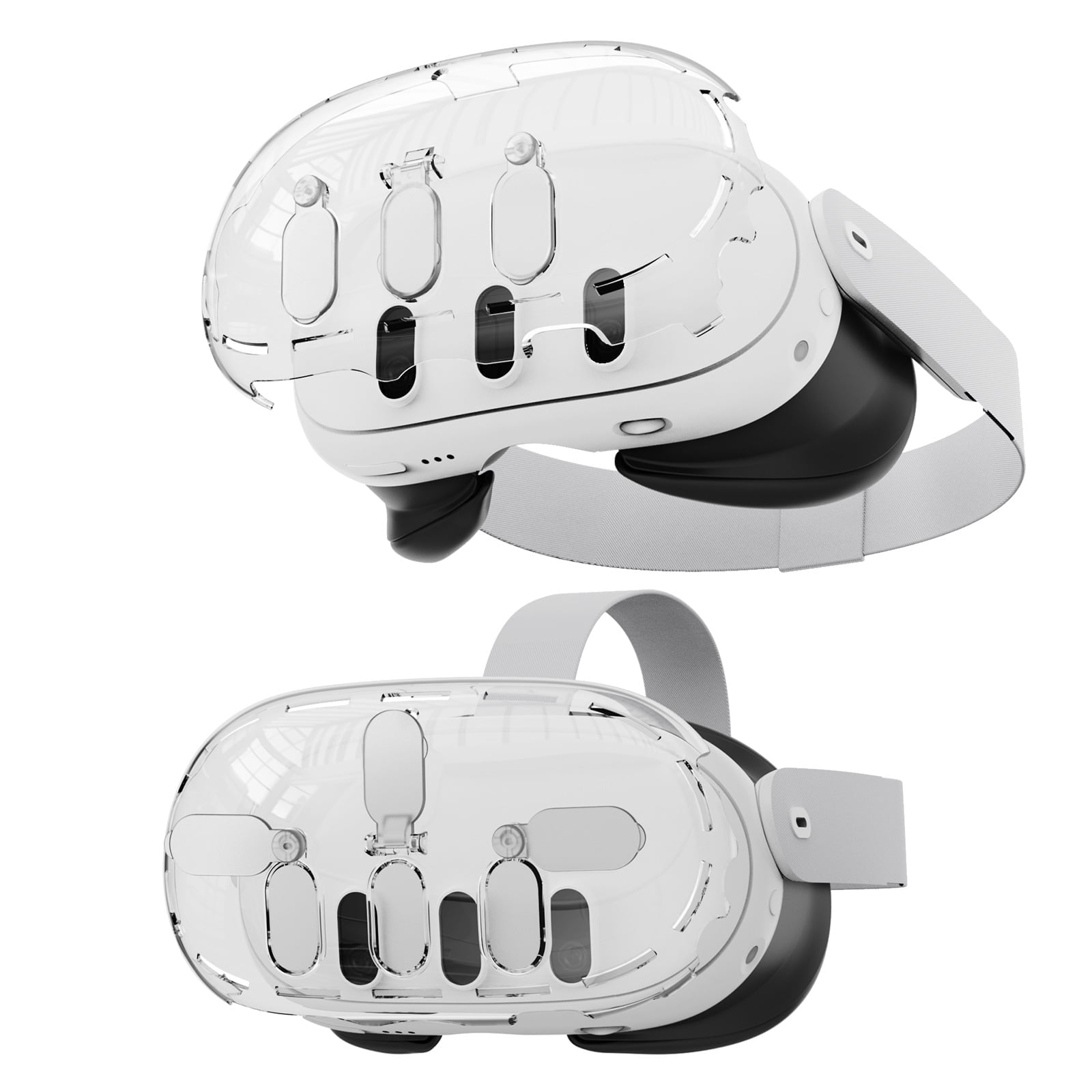 Funda Protectora Aaronmei Crystal Transparente Para Gafas Meta Quest 3 Casco