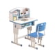 thumbnail image 1 of Set De Escritorio Y Silla Infantil Altura Ajustable Ultra Resistente Con Estantería Azul, 1 of 4